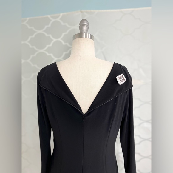 Anne Klein black dress new with tags elegant lined evening occasion party - Picture 13 of 15